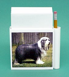 Bearded Collie Hold-a-Note