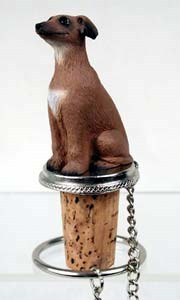 Italian Greyhound Bottle Stopper