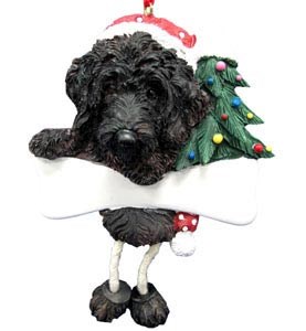 Labradoodle Ornament (Black)