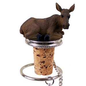 Moose Bottle Stopper