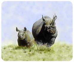 Rhinoceros Mousepad