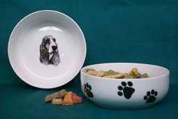 Basset Hound Dog Bowl