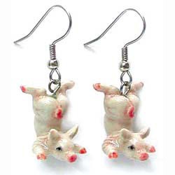 Pig Earrings