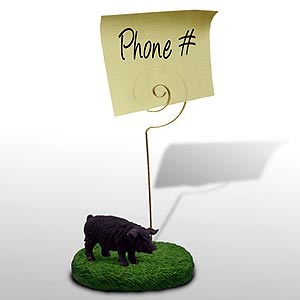 Pig Note Holder (Black)