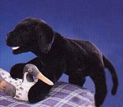 Black Lab Puppet
