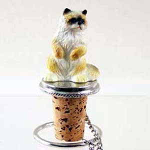 Ragdoll Cat Bottle Stopper