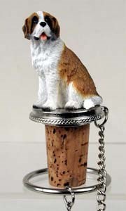 Saint Bernard Bottle Stopper (Rough Coat)