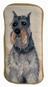 Schnauzer Eyeglass Case Cropped