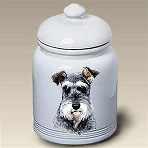 Schnauzer Treat Jar