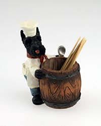 Scottish Terrier Toothpick Holder