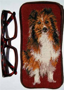 Shetland Sheepdog Eyeglass Case